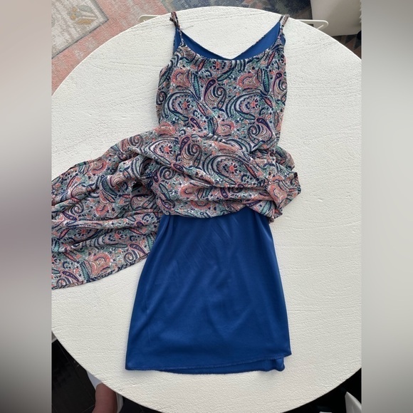 STITCHFIX Spaghetti Strap Maxi | Paisley Print | Small | GUC - Picture 8 of 11